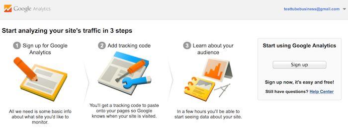 Start using Google Analytics