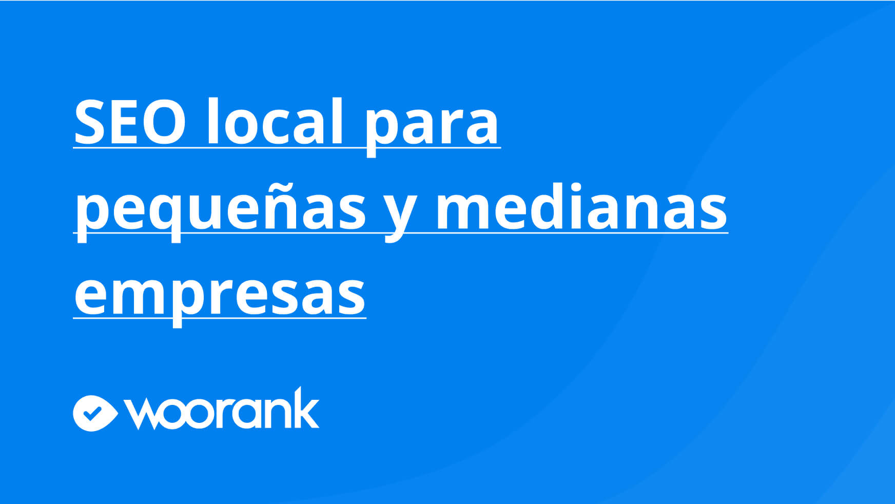 SEO local para pequeñas y medianas empresas