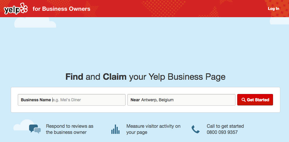 Yelp UK business directory