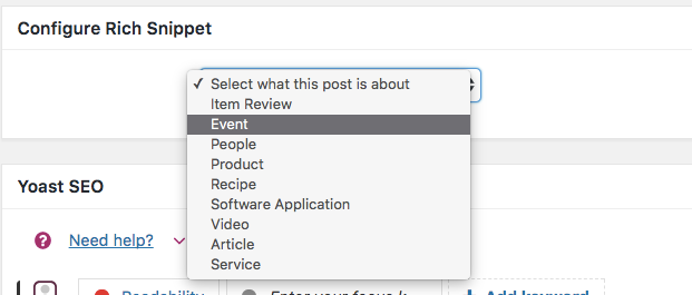 Adding event entity in the plugin