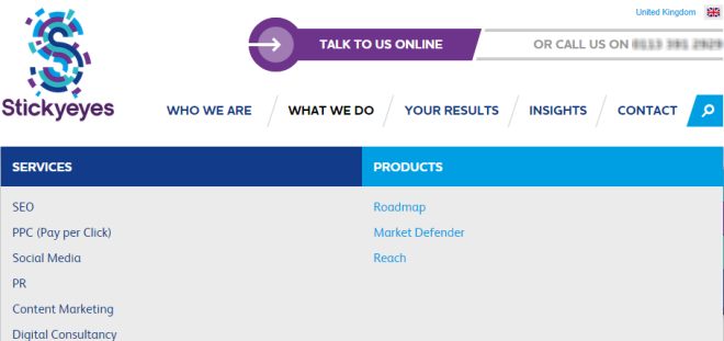 An Example For Digital Agency With No Public Pricing