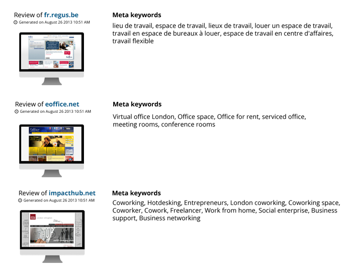 Are you disclosing your keyword strategy?