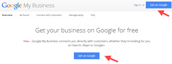 Get On Google On Google My Business