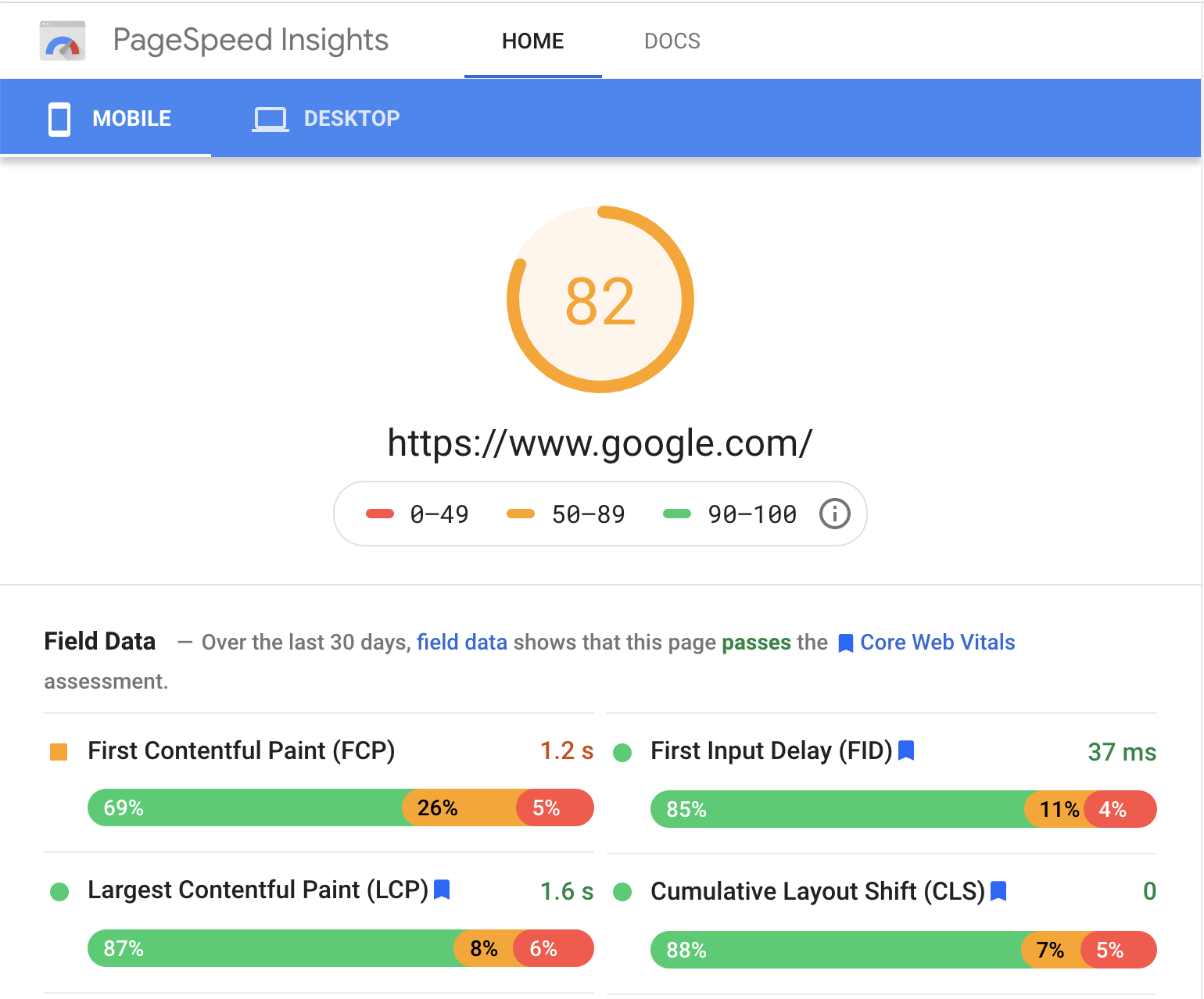 PageSpeed Insights Google Developers
