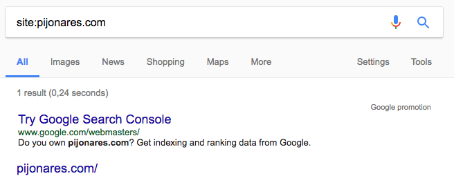 Website with only one page indexed by Google