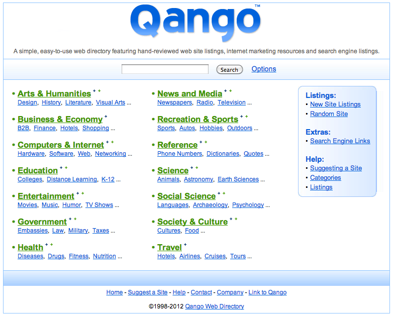 Example of a Quality Website Directory