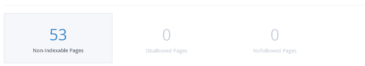 WooRank Site Crawl non-indexable pages
