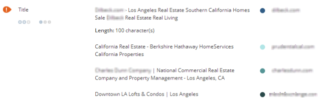 Meta Title Comparison On WooRank Website Review