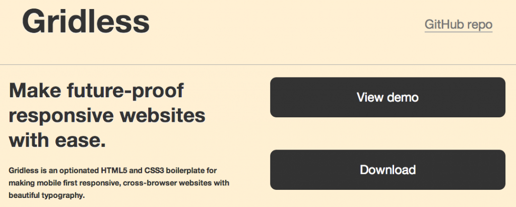 Gridless for Responsive Website Design