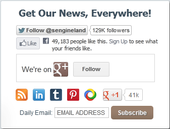 Sample of Icons placed on the sidebar