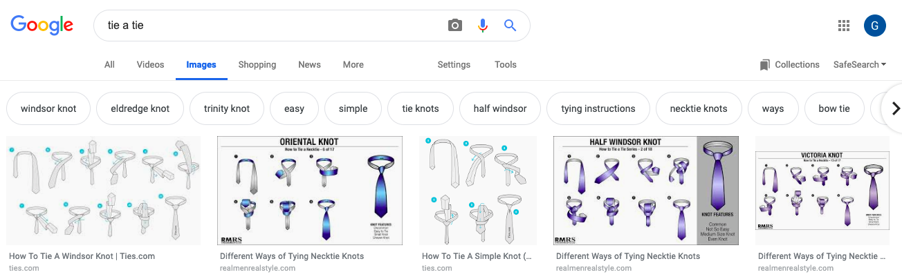 Image results from image pack