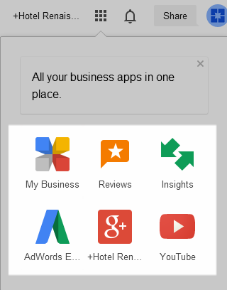 Google Apps Associated With Google My Business