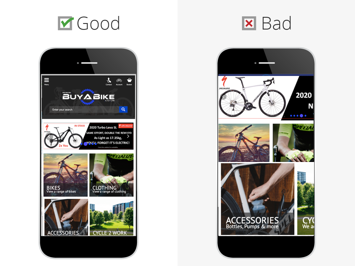 redirect mobile users to different url