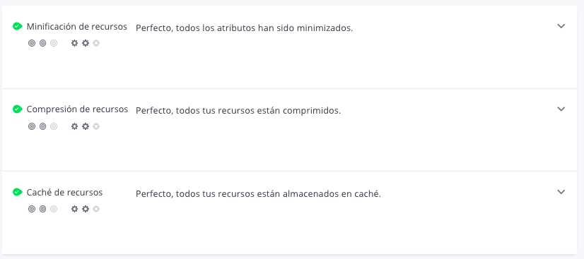 Criterios de auditorí­a de velocidad de WooRank
